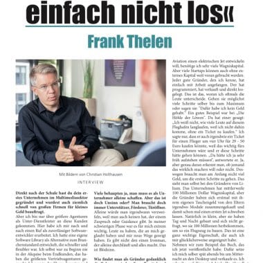 Investor und TV Star aus die Höhle der Löwen Frank Thelen von Fotograf Christian Holthausen