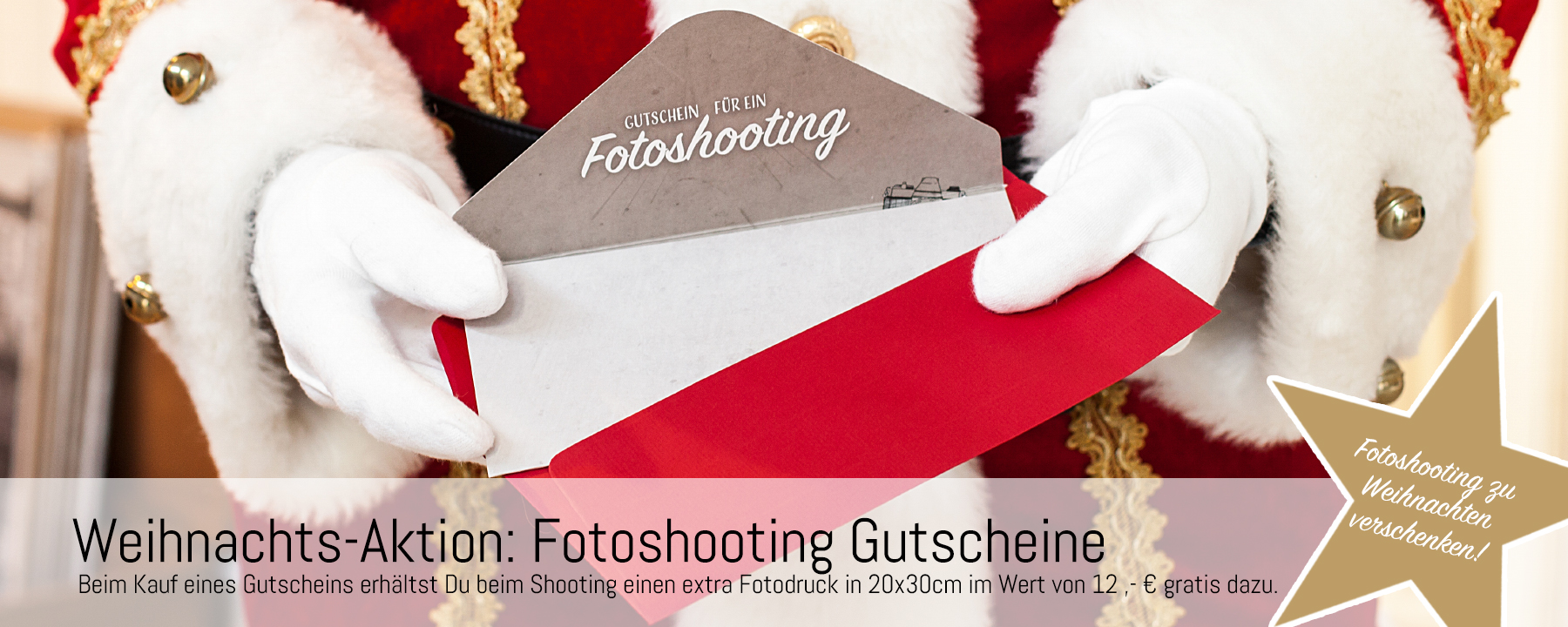 AKTION FOTOSHOOTINGGUTSCHEIN: VORFREUDE VERSCHENKEN
