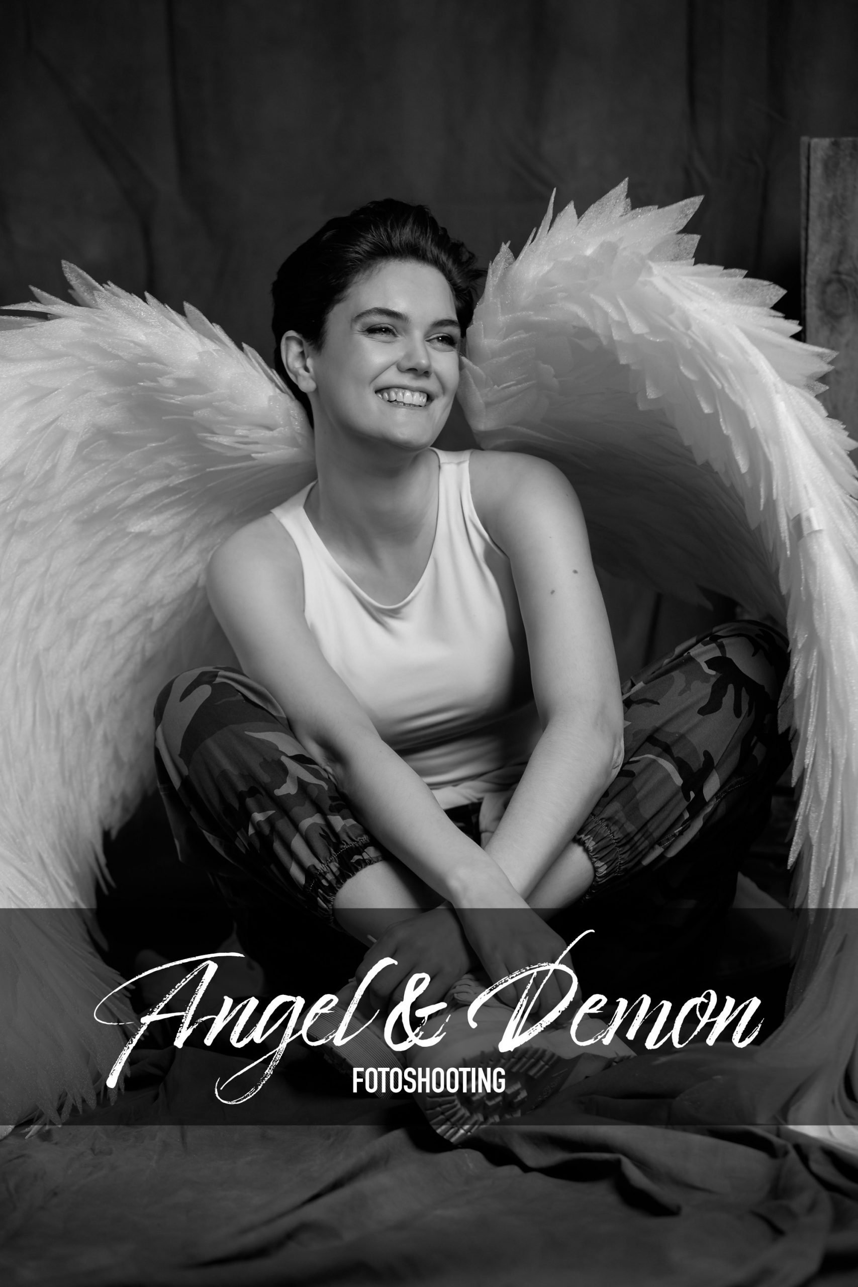 Angel & Demon Fotoshooting bei Christian Holthausen Photography in Düsseldorf