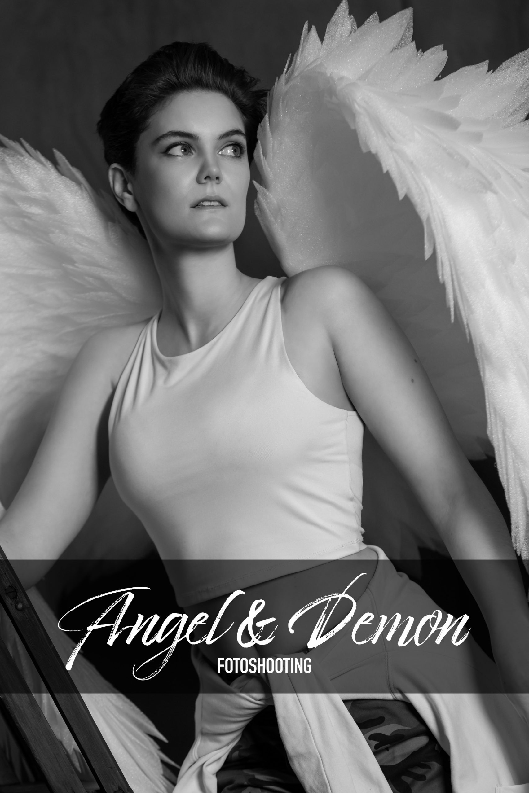 Angel & Demon Fotoshooting bei Christian Holthausen Photography in Düsseldorf